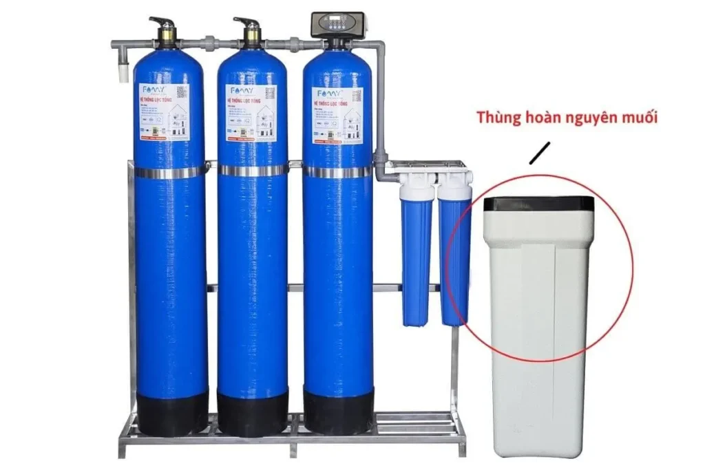 Thùng Đựng Muối Hoàn Nguyên: Giải Pháp Tối Ưu Cho Nước Sạch 2 thung dung muoi hoan nguyen